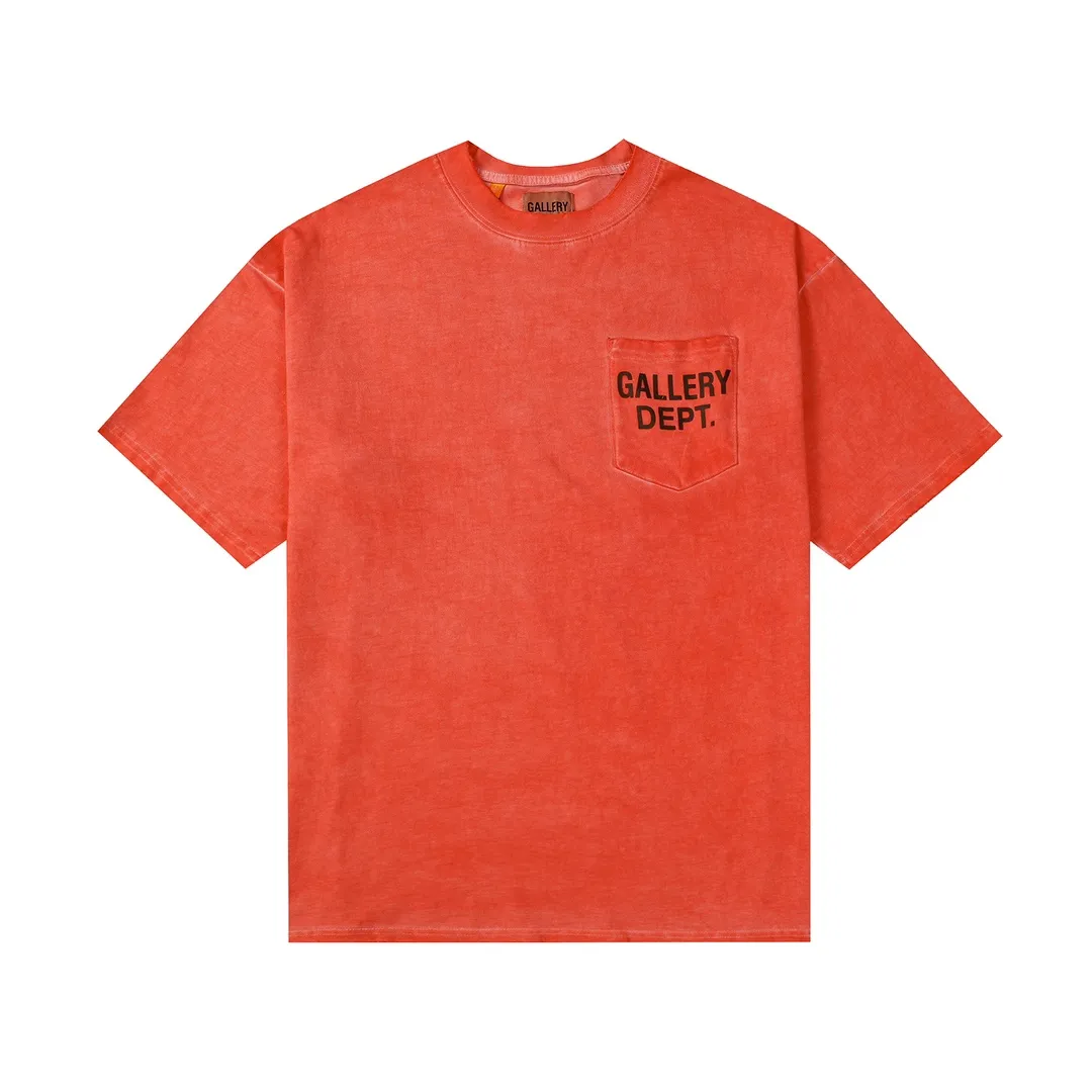 GALLERY.DEPT Summer new short-sleeved style No.: D3128#P110 Color: Orange Size: S M L XL